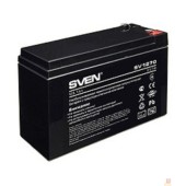 батареи Sven SV1270 (12V 7Ah) батарея аккумуляторная {каждая батарейка в отдельном прозрачном пакете}