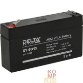 батареи Delta DT 6015 (1,5 А\ч, 6В) свинцово- кислотный аккумулятор  