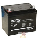 батареи Delta DT 1233 (33 А\ч, 12В) свинцово- кислотный аккумулятор  