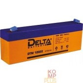 батареи Delta DTM 12022  (2.2 А\ч, 12В) свинцово- кислотный аккумулятор  