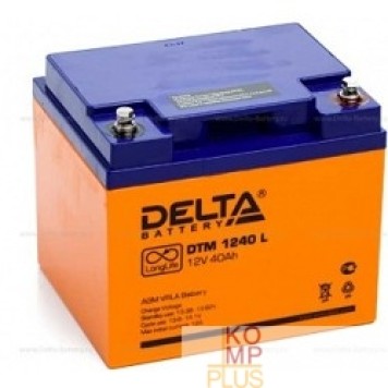 батареи Delta DTM 1240 L (40 А\ч, 12В) свинцово- кислотный аккумулятор  