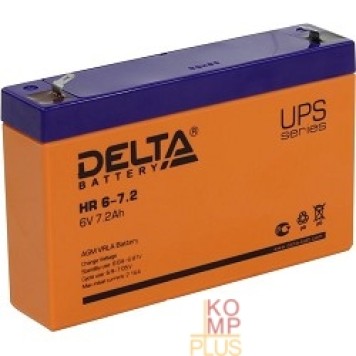 батареи Delta HR 6-7.2 (7.2 А\ч, 6В) свинцово- кислотный аккумулятор  