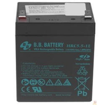 батареи B.B. Battery Аккумулятор HRC 5.5-12 (12V 5Ah )-1