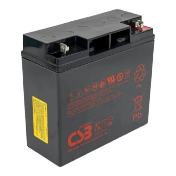 батареи CSB Батарея GP12170 (12V 17Ah) B3 (под болт М5 с гайкой)-1