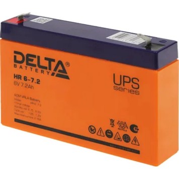 батареи Delta HR 6-7.2 (7.2 А\ч, 6В) свинцово- кислотный аккумулятор  