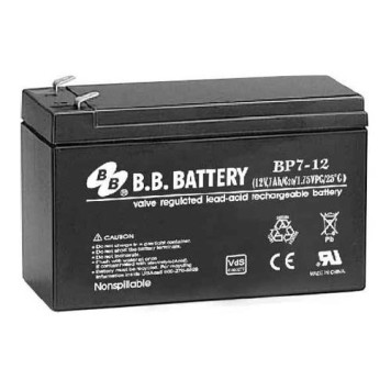 батареи АКБ B.B. Battery BP 7-12 (12V 7Ah) ДхШхВ 151х65х98 мм, масса 2.54 кг, клеммы F2 Б0005033