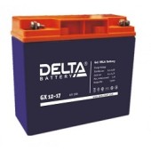 батареи Delta GX 12-17 (17 А\ч, 12В) свинцово- кислотный аккумулятор  