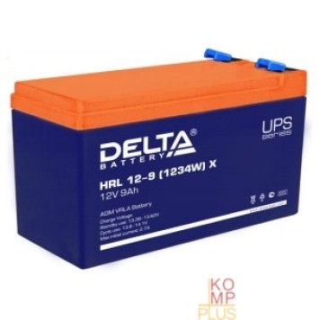 батареи Delta HRL 12-9 (1234W) X (9А\ч, 12В) свинцово- кислотный  аккумулятор