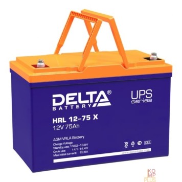 батареи Delta HRL 12-55 X (55 А\ч, 12В) свинцово- кислотный  аккумулятор