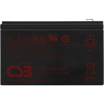батареи CSB Батарея HR1224W (F2F1) (12V  5,5Ah)-2