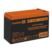 батареи Exegate EX285953RUS Аккумуляторная батарея HR1234W (12V 9Ah, клеммы F2)