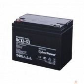 батареи/комплектующие к ИБП CyberPower Аккумуляторная батарея RC 12-33 12V/33Ah {клемма М6, ДхШхВ 197х130х159мм., высота с   клеммами170, вес 10,1кг., срок службы 10 лет}