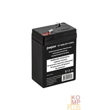батареи Exegate EX282946RUS Аккумуляторная батарея DT 6028 (6V 2.8Ah, клеммы F1)