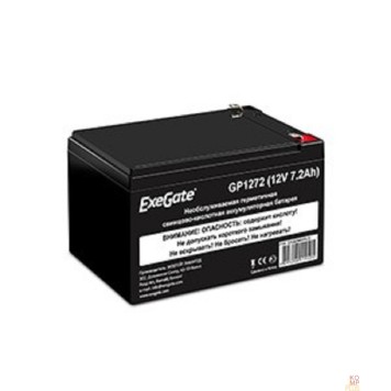 батареи Exegate EX282964RUS Аккумуляторная батарея GP1272 (12V 7.2Ah 1227W, клеммы F2)