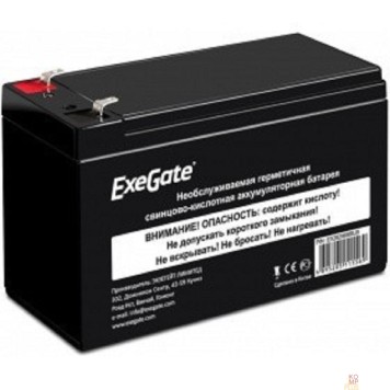 батареи Exegate EX285658RUS Аккумуляторная батарея HRL 12-7.2 (12V 7.2Ah, 1227W, клеммы F2)