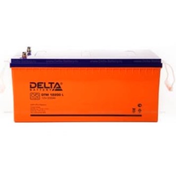 батареи Delta DTM 12200 L (200 А\ч, 12В) свинцово- кислотный аккумулятор  -1