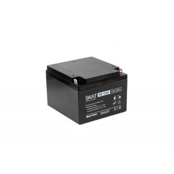 Скат  АКБ БАСТИОН SKAT SB 1226 AGM 12V 26Ач I зар.7,8А, B1 (под болт М5) гарантия 18 мес (2537)