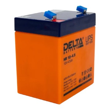 батареи Delta HR 12-4.5 (4.5 А\ч, 12В)  свинцово- кислотный аккумулятор-2