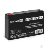 батареи Exegate EX294051RUS Аккумуляторная батарея ExeGate DT 609 (6V 9Ah, клеммы F1)