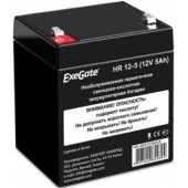 батареи Exegate EX285949RUS Аккумуляторная батарея HR 12-5 (12V 5Ah 1221W, клеммы F1)
