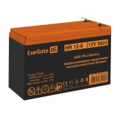 батареи Exegate EP129860RUS Аккумуляторная батарея HR 12-9 (12V 9Ah 1234W, клеммы F2)