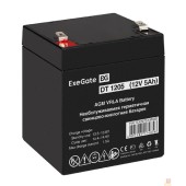 батареи Exegate EX297513RUS Аккумуляторная батарея DT 1205 (12V 5Ah, клеммы F2)