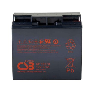 батареи CSB Батарея GP12170 (12V 17Ah) B3 (под болт М5 с гайкой)