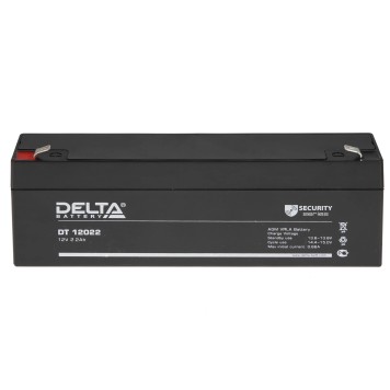 батареи Delta DT 12022 (2.2 А\ч, 12В) свинцово- кислотный аккумулятор  -1