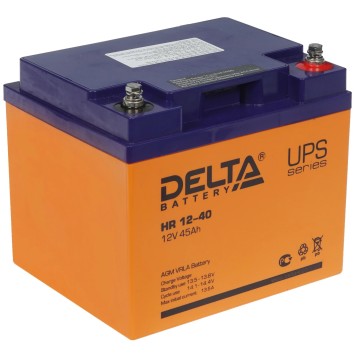 батареи Delta HR 12-40 (40 А\ч, 12В) свинцово- кислотный  аккумулятор  