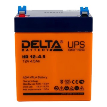 батареи Delta HR 12-4.5 (4.5 А\ч, 12В)  свинцово- кислотный аккумулятор-1