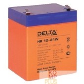 батареи Delta HR 12-21 W (5 А\ч, 12В) свинцово- кислотный  аккумулятор  