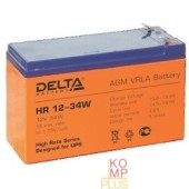 батареи Delta HR 12-34 W (9 А\ч, 12В) свинцово- кислотный  аккумулятор