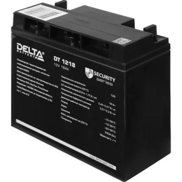 батареи Delta DT 1218 (18 А\ч, 12В) свинцово- кислотный аккумулятор  -1