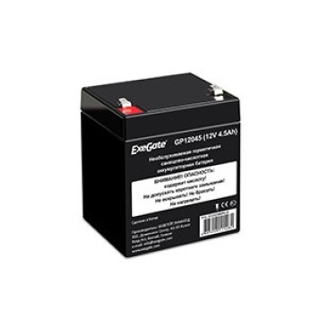 батареи Exegate EX282960RUS Аккумуляторная батарея GP12045 (12V 4.5Ah, клеммы F1)