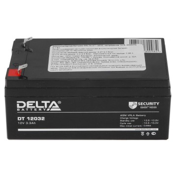 батареи Delta DT 12032 (3.2 А\ч, 12В) свинцово- кислотный аккумулятор  -1