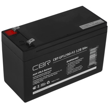 батареи CBR Аккумуляторная VRLA батарея CBT-GP1290-F2 (12В 9Ач), клеммы F2-1
