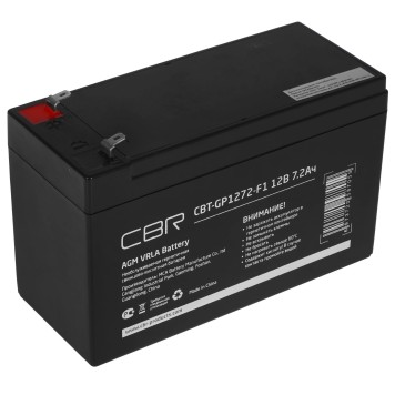 батареи CBR Аккумуляторная VRLA батарея CBT-GP1272-F1 (12В 7.2Ач), клеммы F1-1