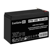 батареи Exegate EX282966RUS Аккумуляторная батарея DTM 1209 (12V 9Ah, клеммы F2)