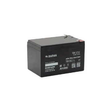 Скат  АКБ БАСТИОН RAPAN SB 1212 AGM 12V 12Ач, клеммы F2 нож, гарантия 1 год (9165)