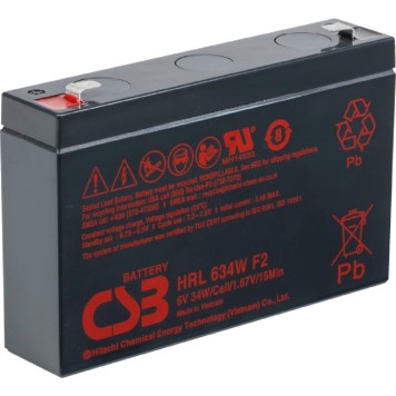 батареи CSB Батарея HRL634W (6V, 9Ah) клеммы F2(FR)-1