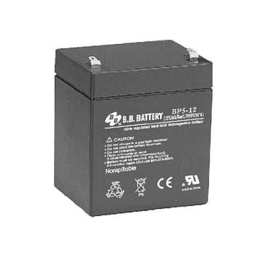 батареи АКБ B.B. Battery BP 5-12 (12V 5Ah) ДхШхВ 90х70х106 мм, масса 1.8 кг, клеммы F2