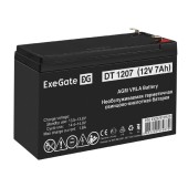 батареи Exegate EX297515RUS Аккумуляторная батарея DT 1207 (12V 7Ah, клеммы F2)