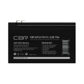батареи CBR Аккумуляторная VRLA батарея CBT-GP1270-F1 (12В 7Ач), клеммы F1