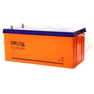 батареи Delta DTM 12200 L (200 А\ч, 12В) свинцово- кислотный аккумулятор  -2
