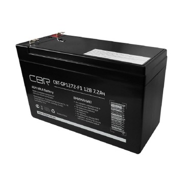 батареи CBR Аккумуляторная VRLA батарея CBT-GP1272-F2 (12В 7.2Ач), клеммы F2-1