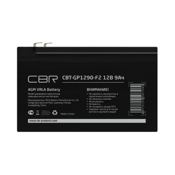 батареи CBR Аккумуляторная VRLA батарея CBT-GP1290-F2 (12В 9Ач), клеммы F2