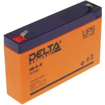батареи Delta HR 6-9 (9 А\ч, 6В) свинцово- кислотный аккумулятор 