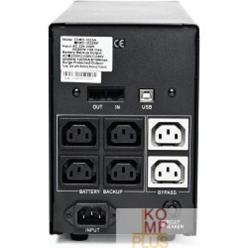 ИБП PowerCom Imperial IMP-3000AP ИБП {Line-Interactive, 3000VA / 1800W, Tower, 6 х IEC320 С13 с резервным питанием, USB} (747928)-1