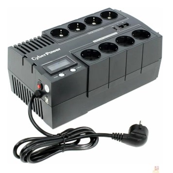 ИБП CyberPower BR1200ELCD ИБП {Line-Interactive, 1200VA/720W USB/RJ11/45/USB charger A  (4+4 EURO), 12В/5.8 Ач х 2}-2