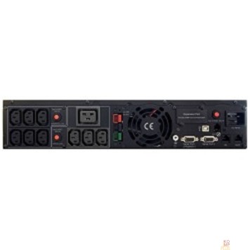 ИБП CyberPower PR3000ELCDRT2U ИБП {Line-Interactive, 3000VA/2700W USB/RS-232/Dry/EPO/SNMPslot/RJ11/45/ВБМ (9 IEC С13, 1 IEC C19), 12В/9 Ач х 4}-1